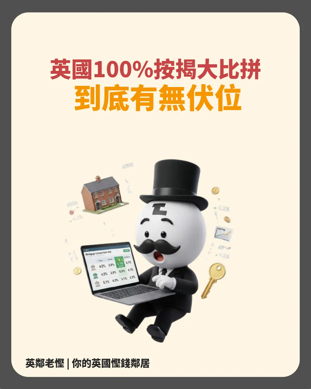 0首期買樓？2026英國100%按揭大比拼