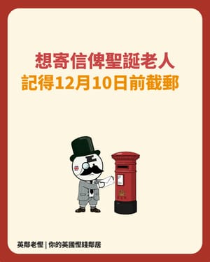 一個郵票嘅魔法！Royal Mail 聖誕老人回信 60+ 年傳統起源 + 2025 攻略