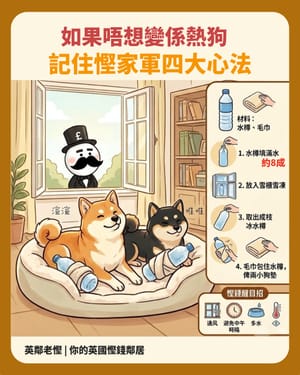 🐕 如果唔想變「熱狗」？記住慳家軍 4 大消暑慳錢心法！